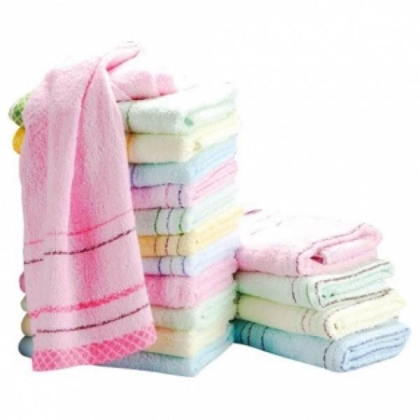 純棉彩條毛巾系列(3入裝)